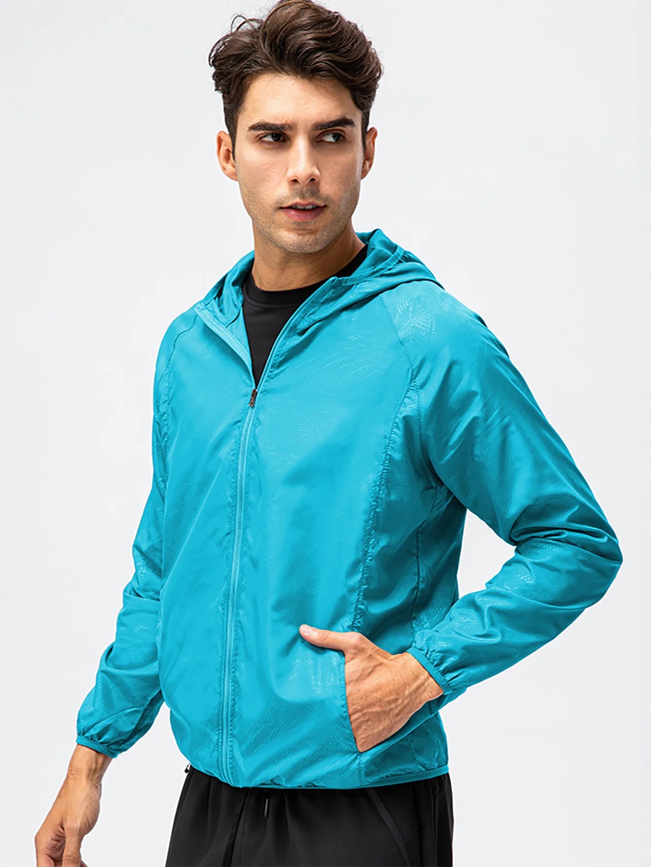 Unisex Waterproof Windbreaker Jacket – Sun Protection & Outdoor Use